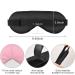 Haskirky Light Blocking Eye Mask - Adjustable Breathable Adult Men and Women Travel Mask for Yoga, Meditation, Office, and Deep Sleep - Pale Pink - Buy Online on GoSupps.com