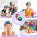 mikimini Long Hair Waterproof Rainbow Fashion Shower Cap - X-Large, Reusable & Washable - Buy Online on GoSupps.com