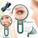 Willbond 2 Pieces 15x Magnifying Handheld Mirror and 10x Travel Makeup Mirror - Double Sided Pedestal Mirror with 1/15x and 1/10x Magnification (Green) - Buy Online on GoSupps.com
