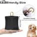 Deliciency Automatic Closure Dog Training Leash | Free-Handed Element Litter | Small Feed Bag with Carabiners for Puppies & Dogs - Black - Buy Online on GoSupps.com