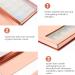 Buy Minkissy 3pcs Eyelash Storage Box - Empty Rose Gold Portable Organizer for False Lashes - Stylish & Functional Case for Women & Girls - Buy Online on GoSupps.com
