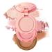 Erinde Highlighter Bronzer & Blush Powder Palette Matte Shimmer Powder Makeup Face Palette with Mirror All in One Blendable Travel Friendly Cruelty Free 3 Colours #05