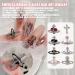 Planet Nail Art Charms 32 Pcs Silver Planet Nail Charms Nail Gems Cross Nail Rhinestones Luxury Nail Jewelry Accessories for Women Girls DIY Jewelry Making Nail Decorations (Silver B) - Buy Online on GoSupps.com
