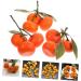 Zerodeko 3pcs Simulation Sugar Orange Plastic Fruit Decor Orange Model House Decorations for Home Artificial Orange Home D cor Playhouse Toy Photo Prop Household Showcase Foam - Buy Online on GoSupps.com