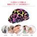 Leopard Print Cheetah Animal Skin Shower Cap for Women - Reusable Double Layers Waterproof Hair Protector - Stretchy Adjustable Neon Cap for Long Hair - Buy Online on GoSupps.com