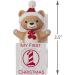 2019 Hallmark Keepsake Baby My First Christmas Jack-in-The-Box Bear Ornament - Buy Online on GoSupps.com