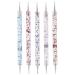 5-Piece Nail Art Dotting Tools Set - DIY Nail Dotting Pens for Home & Salon Manicure - Buy Online on GoSupps.com