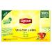 Buy Lipton Yellow Label Black Tea - 20 Hand-Picked Tea Bags | Rainforest Alliance Certified - Buy Online on GoSupps.com