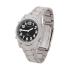 Marshal German speaking ladies wristwatch I 1138S I radio arm clock I for blind seniors and visually impaired i date and time statement i Extra large pointer I metal limbs strap