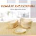 Firstrays 50x Finger Food - Bowls Boat" Biodegradable Wood 11 cm x 6.5 cm - Buy Online on GoSupps.com
