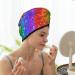 Glitter Rainbow Hair Towel Wrap - Quick Drying Turban for Effortless Hair Care | International Shipping - Buy Online on GoSupps.com