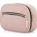Yarwo Pink Makeup Bag Organizer | Cosmetic Brush Set Storage for Travel & Vacation | Stylish Makeup Accessories Holder - Buy Online on GoSupps.com
