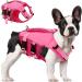 Asenku Dogs Wowers - Adjustable Ripstop Dog Life Jacket for Small & Large Dogs | Reflective Handle for Boating Swimming & Surfing - Pink - Buy Online on GoSupps.com