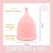 Adorable Pink Menstrual Starter Kit | Comfortable Reusable Menstrual Cup with Travel Storage Bag (S Pink) - Shop Now - Buy Online on GoSupps.com