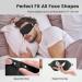 Audree 3D Contoured Eye Mask for Sleeping | 100% Light Blocking Sleep Mask for Men & Women | Zero Eye Pressure Soft Sleep Blindfold - Black - Buy Online on GoSupps.com