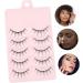 POPETPOP Magnetic False Eyelashes 5 Pairs Eyelash Make up 5d Extend Fiber Natural False Lashes - Buy Online on GoSupps.com