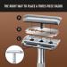 Buy Copper Double Edge Safety Razor | 10 Blades Long Handle Sensitive Skin - International Shipping Available - Buy Online on GoSupps.com