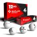 SAPLIZE Distance Golf Balls 12 Pack Two Layer Golf Balls- for Greater Speed and Distance Off The Tee(One Dozen)