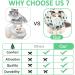 Supet Cat Cone - Cute Cartoon Cat Recovery Collar for Small Pets S (5.1-8.7 in) - Tree Design - Buy Online on GoSupps.com