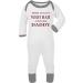 West Ham Baby Sleepsuit | Born To Love Like Daddy | 6-9 Months | UK Printed | 100% Cotton - Buy Online on GoSupps.com
