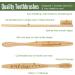 Premiumswede Bamboo Toothbrushes Soft Bristles Adult - 8 Pack | Eco-Friendly & Biodegradable Wooden Toothbrushes - Buy Online on GoSupps.com