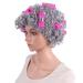 Shop Mapofbeauty 4 Curly Granny Wig with Hair Fibers - Silver Gray Costume & Cosplay Hair Accessory - Buy Online on GoSupps.com