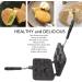 CreeV Frying Pan Kitchen Cookware Grill Pan Taiyaki Fish Shape Cake Maker Non Stick Taiyaki Double Baking Pan Waffle Baking Mold - Buy Online on GoSupps.com