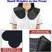 Hair Cutting Guide Cape & Weighted Waterproof Mat for Stylists | Silicone Haircut Collar - Gray - Buy Online on GoSupps.com