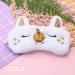 Buy Unicorn Sleeping Mask 2 Pack - Soft Plush Blindfold Eye Cover for Women & Girls - Cute Unicorn Horn Design | International Shipping Available - Buy Online on GoSupps.com