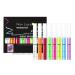 Eyeliner liquide pour les yeux - Brille longtemps dans l'obscurit - Crayon eye-liner imperm able - Pour voyage d'affaires maison ext rieur cole Halloween No l utilisation quotidienne