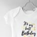 Hippowarehouse Half Birthday Baby Vest Bodysuit - Short Sleeve for Boys and Girls - Buy Online on GoSupps.com