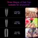 Fully Covering Stiletto Nail Tips - 120 Transparent Gel & Acrylic False Nails | DIY Nail Art & Studios | 10 Sizes Available - Buy Online on GoSupps.com