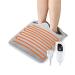 Ohagin soft and breathable electrical foot warmer quickly heated up winter boots shoes full-body flannel heating pillows with 6 heating levels 4 timer automatic shutdown
