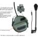 Wiseonus Tactical Headset with Microphone - Waterproof Airsoft & Paintball Helmet Side-Track Headphones for Hunting Activities - Buy Online on GoSupps.com