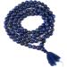 Natural Lapis Lazuli Mala | 108 Beads 8mm Faceted Diamond Cut | Reiki & Crystal Healing | International Shipping - Buy Online on GoSupps.com