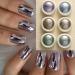 Lot de 6 poudres chrom es ongles de 3 cm Poudre holographique paillettes pour petite amie pouse amie s ur fille | Miroir magique noir paillet 02 - Buy Online on GoSupps.com