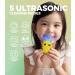 EW East Water Kids Electric Toothbrush - 5 Ultrasonic Modes, Rechargeable, Yellow (Ages 2-6) - Buy Online on GoSupps.com