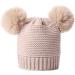 Unisex Baby Knitting Hat | Warm Beanie for Kids 3-15 Years | Frostbite Protection | Beige Toddler Knit Cap - Buy Online on GoSupps.com