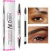 gafdu Curved Eyebrow Pencil Curved Eyebrow Pen2 in 1 Waterproof Liquid Eyebrow Pen Eyeliner Pen Natural Looking Eyebrow Pencil for Travel Shopping Business Trip 04 - Buy Online on GoSupps.com