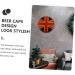 GRIRIW Decorative Bottle Caps Beer Cap Pendant British Decor Home Decor Beer Bottle Cap Sign Wall Art for Home Household Tin - Buy Online on GoSupps.com