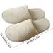 Fiyson 5 Pair Disposable Slippers - Fluffy Coral Fleece Slipproof Hotel & Travel Slippers for Guests (Gray Size 38 EU) - Buy Online on GoSupps.com