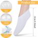 3 Pairs Moisturizing Socks Overnight Lotion Socks for Dry Feet Cotton Moisture Enhancing Socks Spa Socks for Cracked Heel Repair Cosmetic Moisturizing Socks for Women and Men White - Buy Online on GoSupps.com