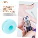 Makeup Brush Cleaning Pad - 8.3x8.3cm Blue | Third Gear Cleaner for Easy Brush Care - International Shipping Available - Buy Online on GoSupps.com