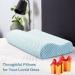 Anvo Memory Foam Pillow Neck Contour Cervical Orthopedic FIRM Pillow for Sleeping Side Back Stomach Sleeper Ergonomic Design for Neck and Shoulder Pain Relief - FIRM - Standard 24 x 13.4 x 4.7 inches - Buy Online on GoSupps.com