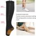 Zipper Compression Socks for Women - Nylon Leg Shaping & Ankle Support (L/XL Black) - Boost Circulation & Slim Legs - Buy Online on GoSupps.com