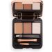 Makeup Revolution Brow Sculpt Kit Brown Brown 1 count (Pack of 1) - Buy Online on GoSupps.com