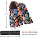 Travel Lipstick Organizer Case | Portable Makeup Bag with Mirror | Colorful Stones Design for Beach Lovers - G150k7brqs - Buy Online on GoSupps.com