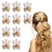 10 Pcs Mini Pearl Hair Clips  Bangs Flower Pearl Hair Clip Mini Flower Pearl Wedding Artificial Pearl Hair Clips for Women Girls Mother's Day Gift(Claw clips)