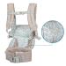 Labi Premium Cotton Baby Carrier | Ergonomic All Position Backpack with Adjustable Seat & Hood | Comfortable Infant & Toddler Wrap | Grey - Buy Online on GoSupps.com