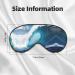SSIMOO Big Sea Wave HD Soft Sleep Eye Mask | Breathable Travel Eye Patch for Women | Ideal for Relaxation & Comfort - Buy Online on GoSupps.com